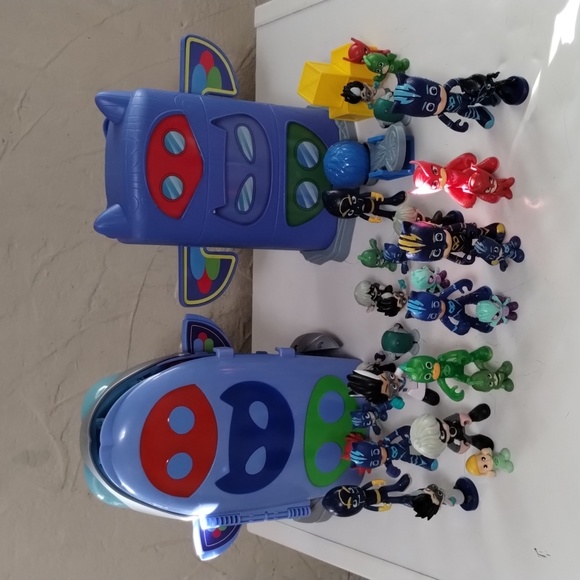 PJ Mask Other - PJ Mask Toy Lot Includes: 2 Playsets and 23+ Figures.